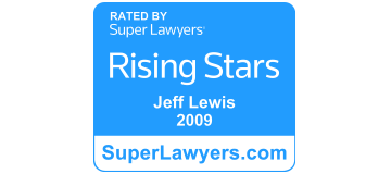 Jeff-Lewis-Law-SuperLawyers-Rising-Star-2009-lt-blue