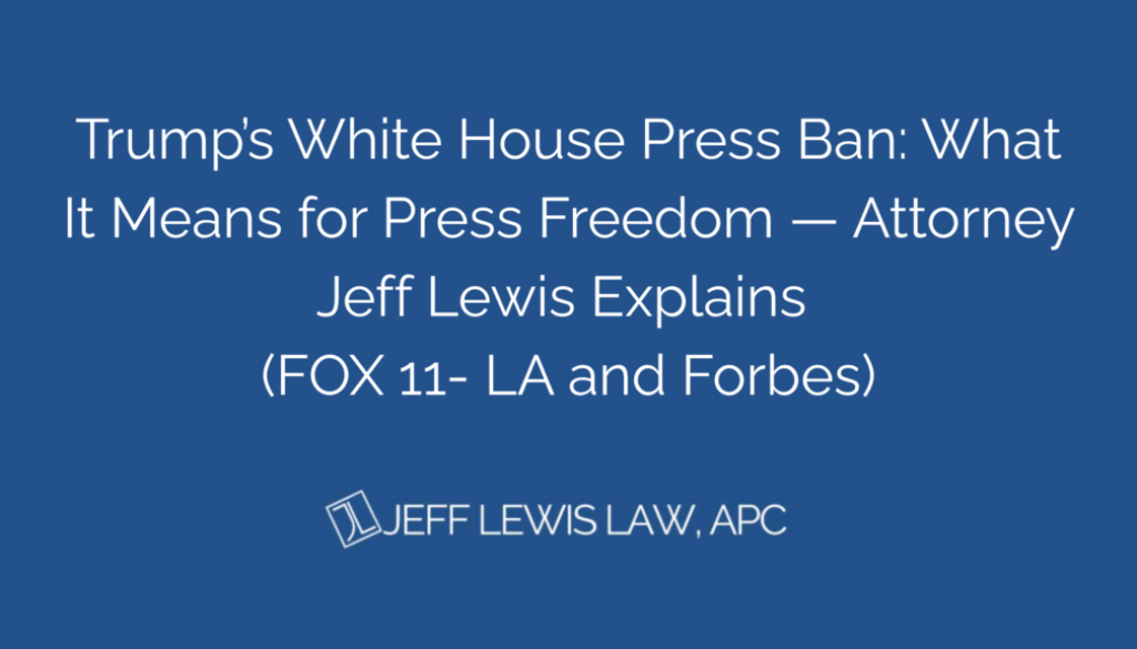 WH Press Ban Blog Photo